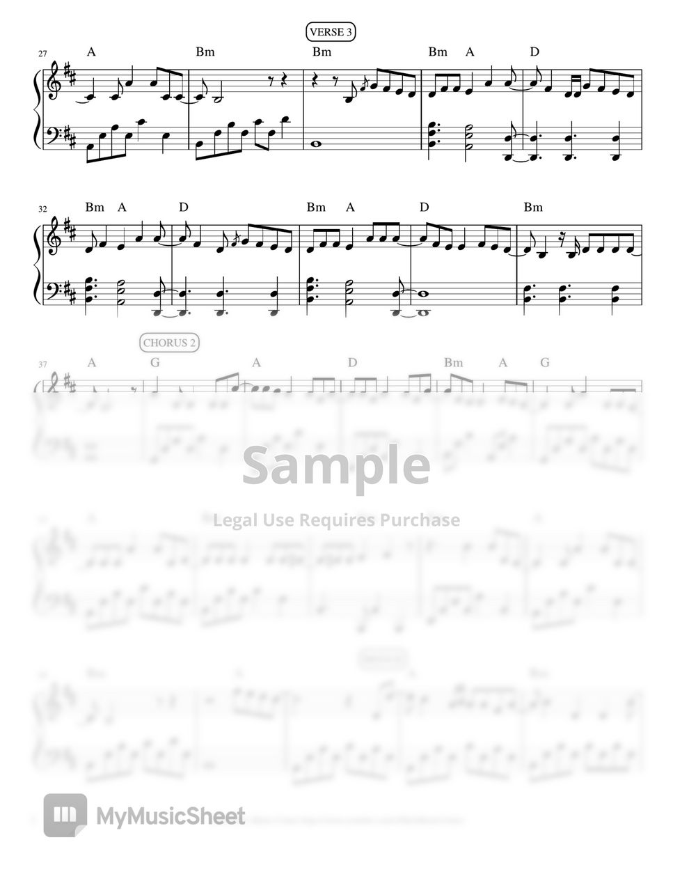 Sponge Cola - Di Na Mababawi (piano sheet music) by Mel's Music Corner