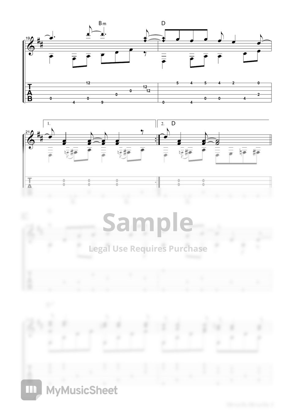 The Beatles - Ob-La-Di, Ob-La-Da 楽譜 by Yu Watanabe