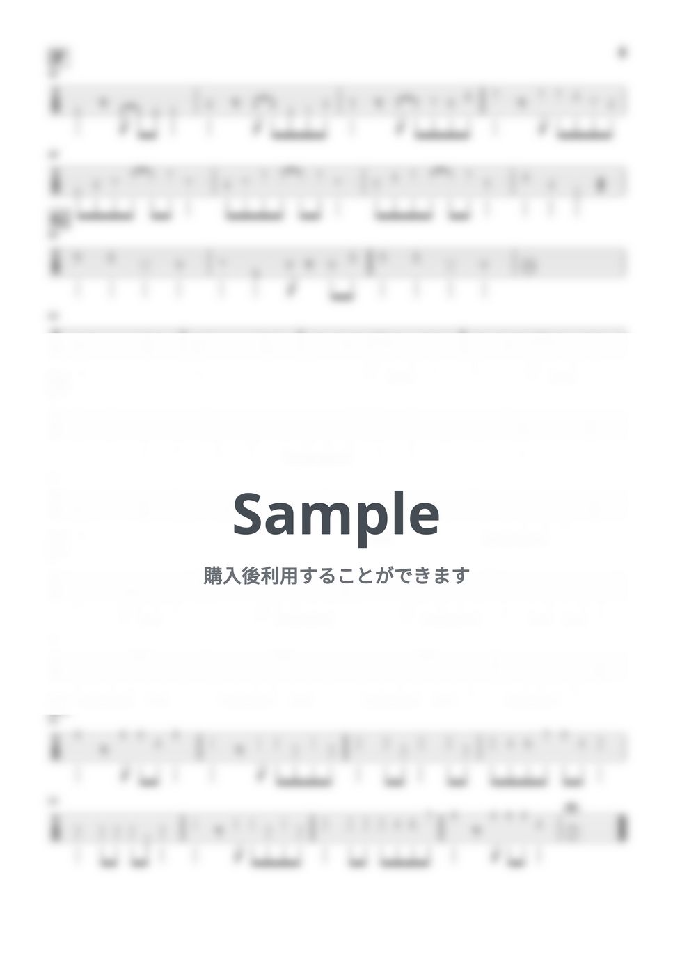 The Beatles - Penny Lane (『ベースTAB譜』4弦ベース対応) by 箱譜屋