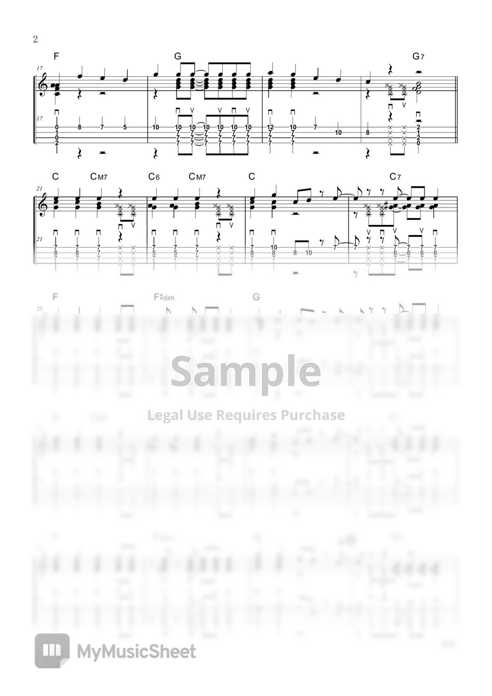 James Lord Pierpont Jingle Bells (Solo ukulele/TAB) Tab + 1staff by Kosuke Kawaguchi