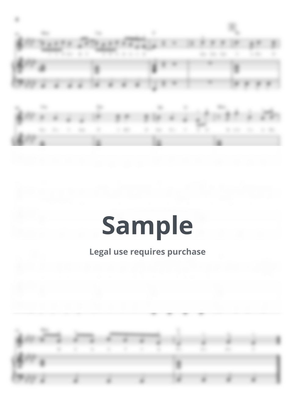なとり - 絶対零度 Sheet Music by akik
