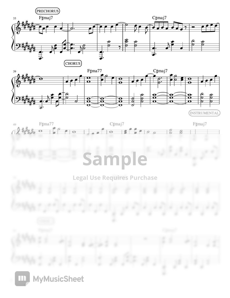 Ben&Ben Doors (piano sheet music) Sheets by Mel's Music Corner