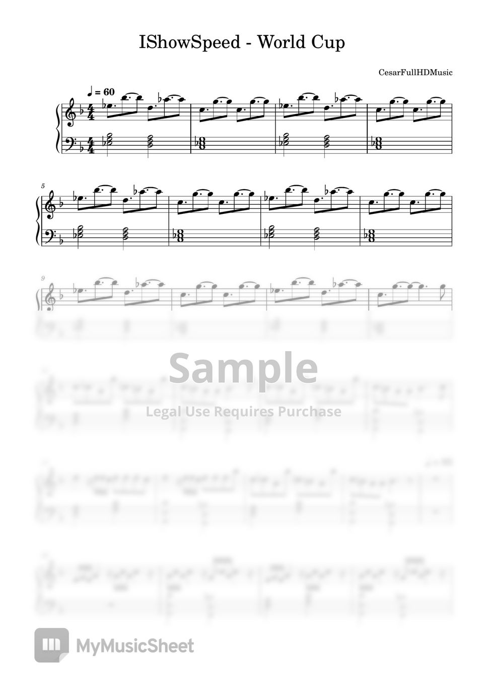 IShowSpeed - World Cup Sheets