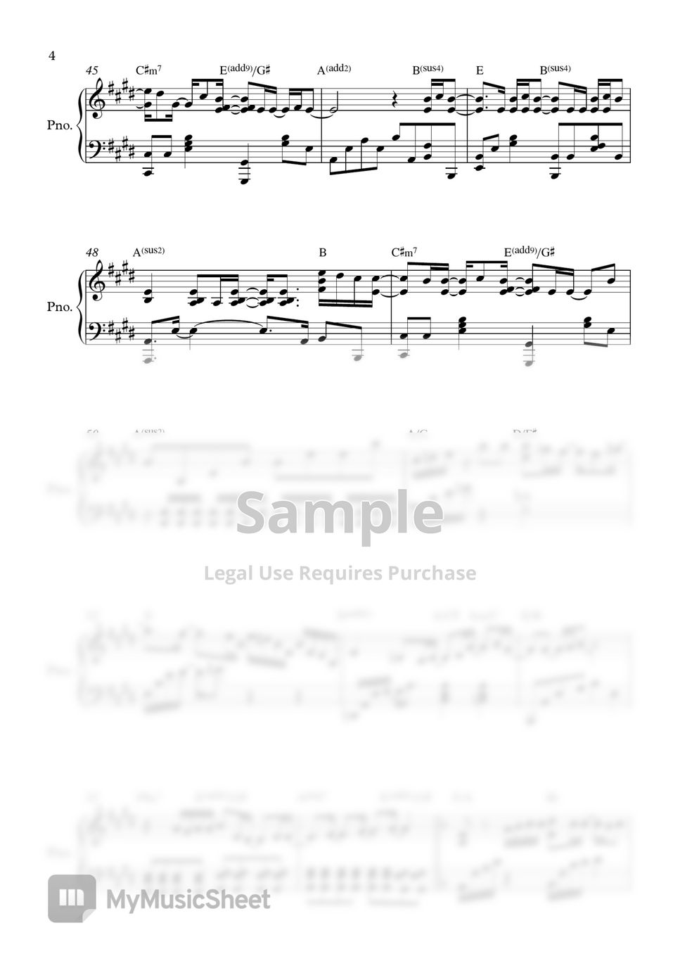 IU(아이유) - My sea(아이와 나의 바다) by PIANOiNU