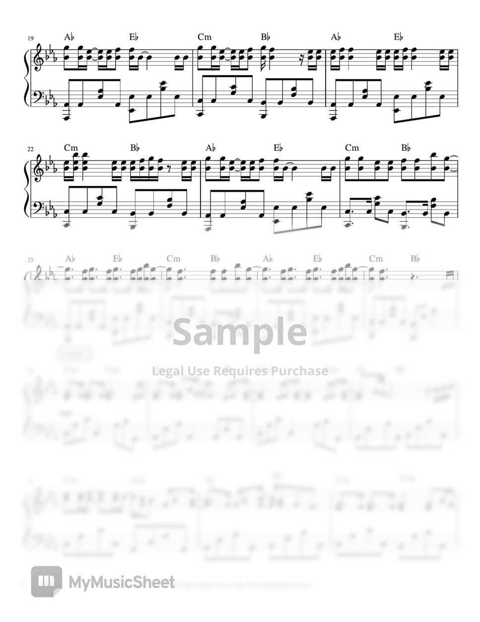 David Archuleta - Crush (piano sheet music) by Mel's Music Corner