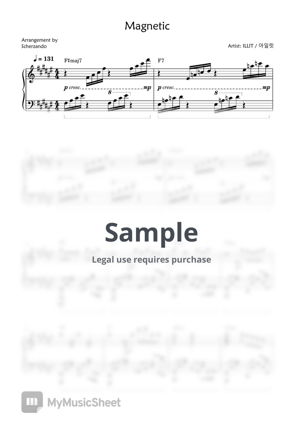 ILLIT - Magnetic (Piano Arrangement) by Scherzando