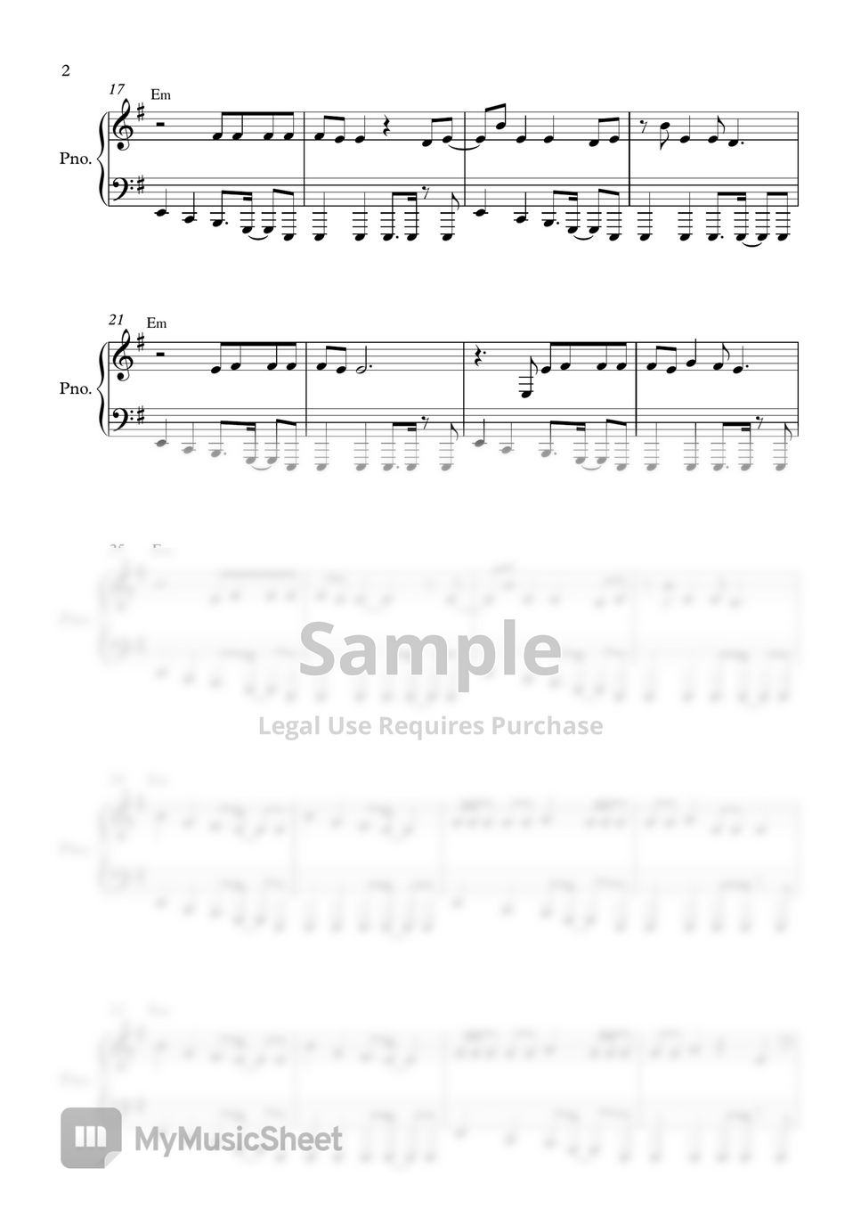 LE SSERAFIM (르세라핌) - 이브, 프시케 그리고 푸른 수염의 아내 (Easy Version) by PIANOiNU