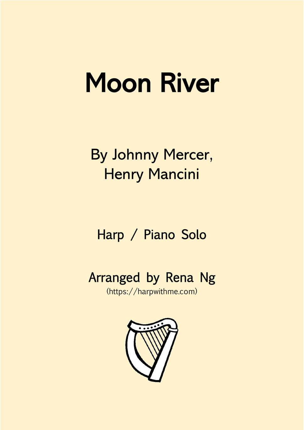 Andy Williams, Henry Mancini - Moon River (Harp Solo) by Harp With Me