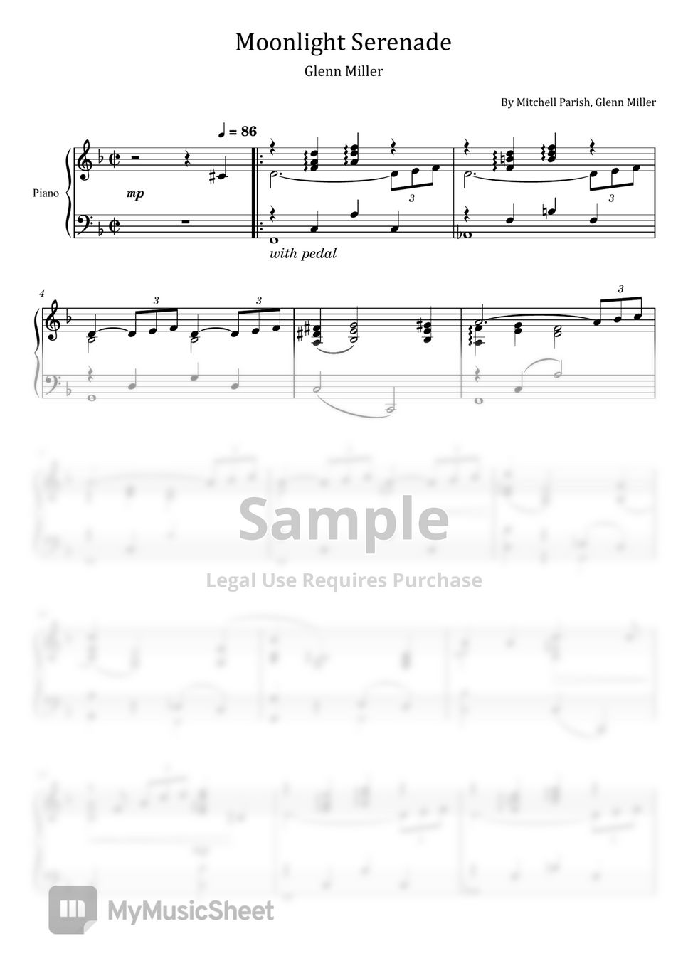 Mitchell parish glenn miller moonlight serenade glenn miller for