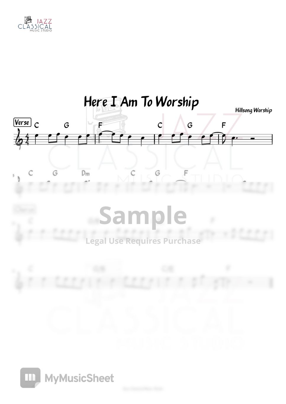 Hillsong Worship - Here I Am To Worship by Jazz Classical Music Studio