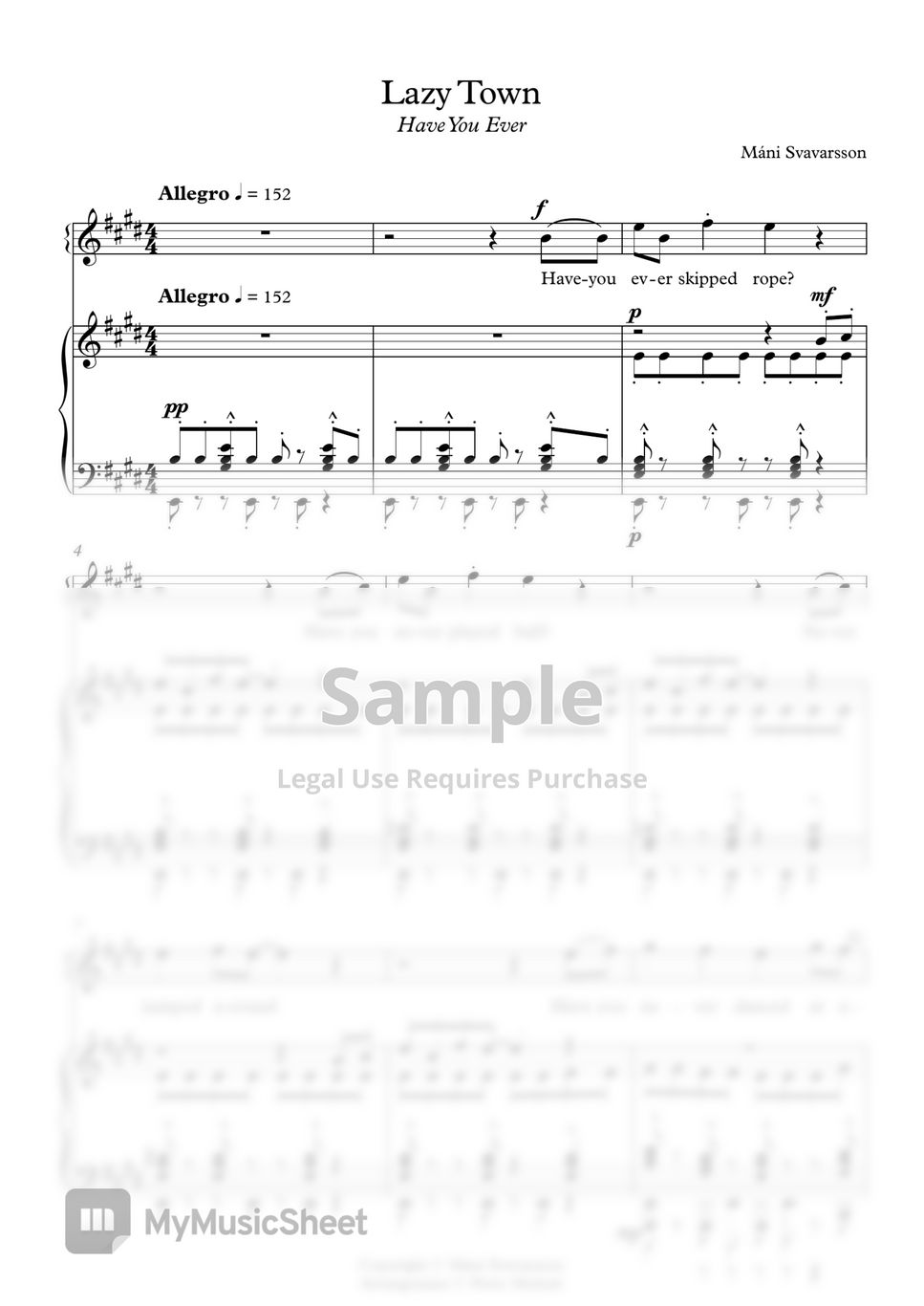 Have You Ever LazyTown Sheets by Petro Melnyk