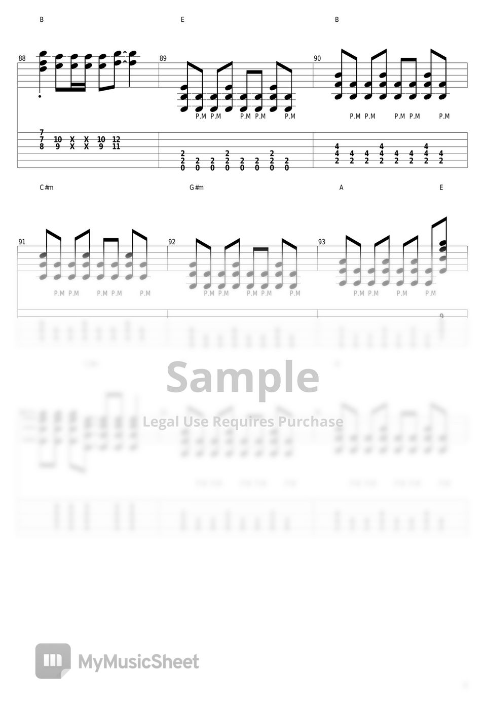 和田光司 - Butter-Fly by guitar cover with tab