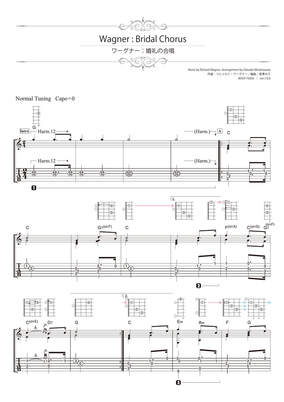 Wagner - Bridal Chorus (Solo Guitar) by Daisuke Minamizawa