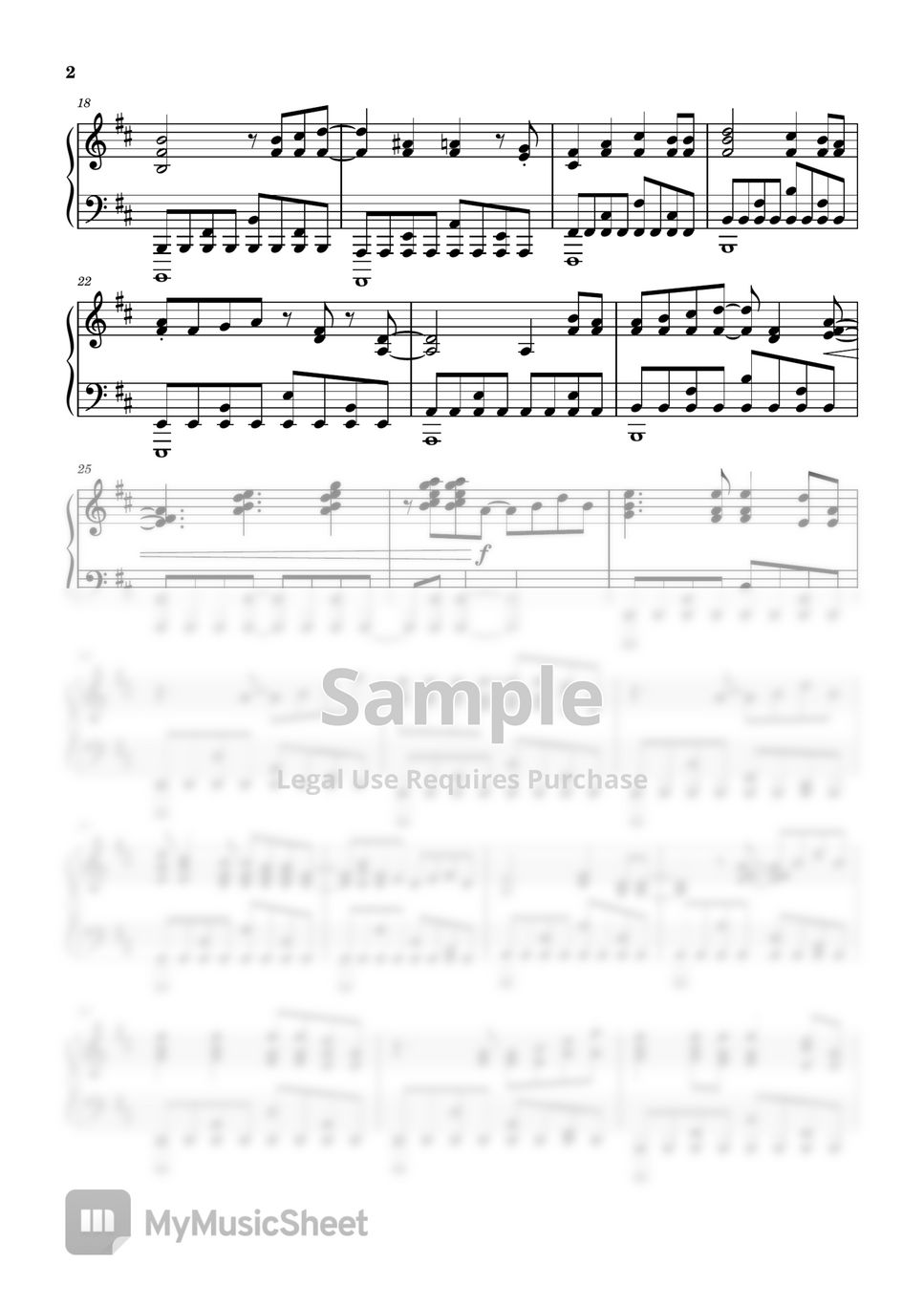 Preview] SOUVENIR (SPY x FAMILY 間諜家家酒 Part 2 OP) Sheet music for Piano  (Solo)