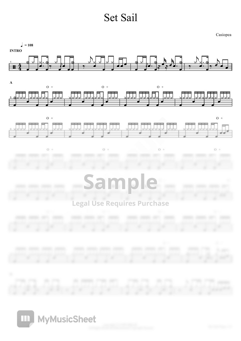 Casiopea - Set Sail Sheets by COPYDRUM