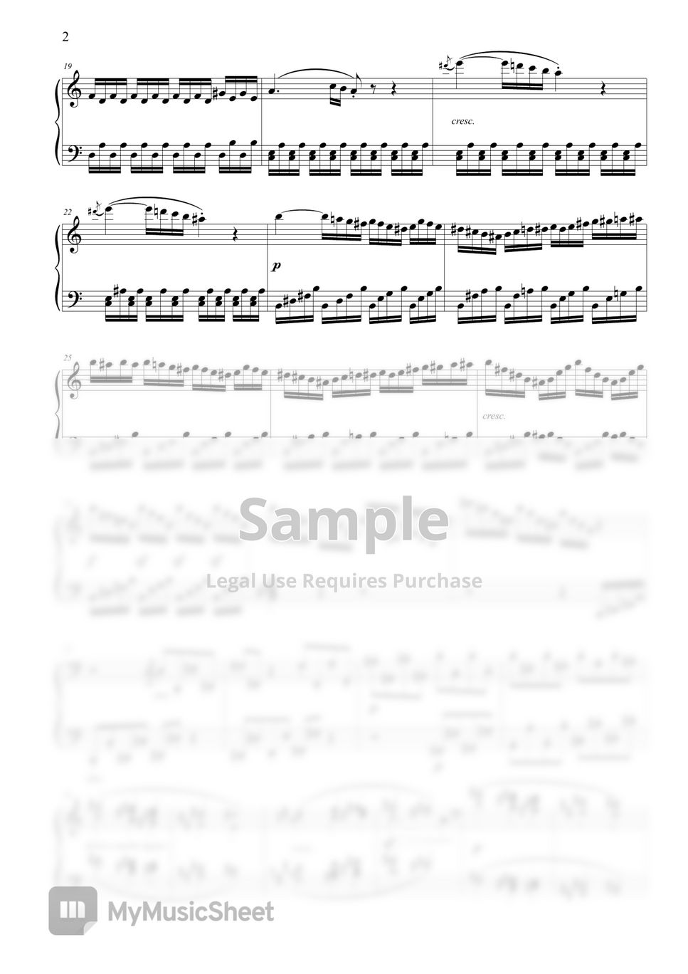 L.V.Beethoven - Beethoven Piano Sonata No.21 by MyMusicSheet Official