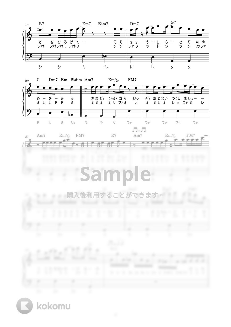 King Gnu - BOY (かんたん / 歌詞付き / ドレミ付き / 初心者) by piano.tokyo