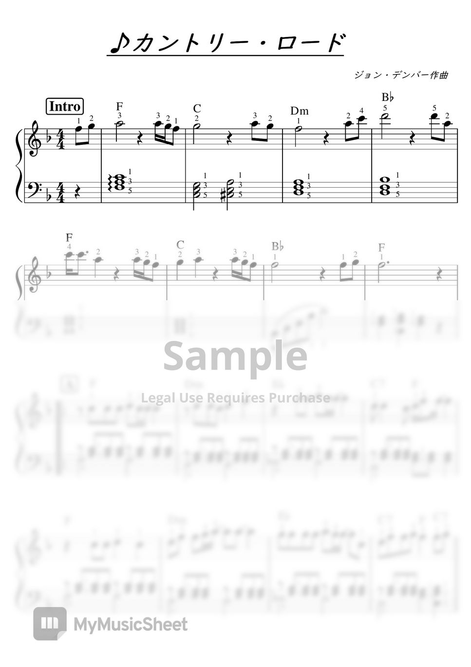 Paradise Valley Sheet music for Piano (Solo) Easy