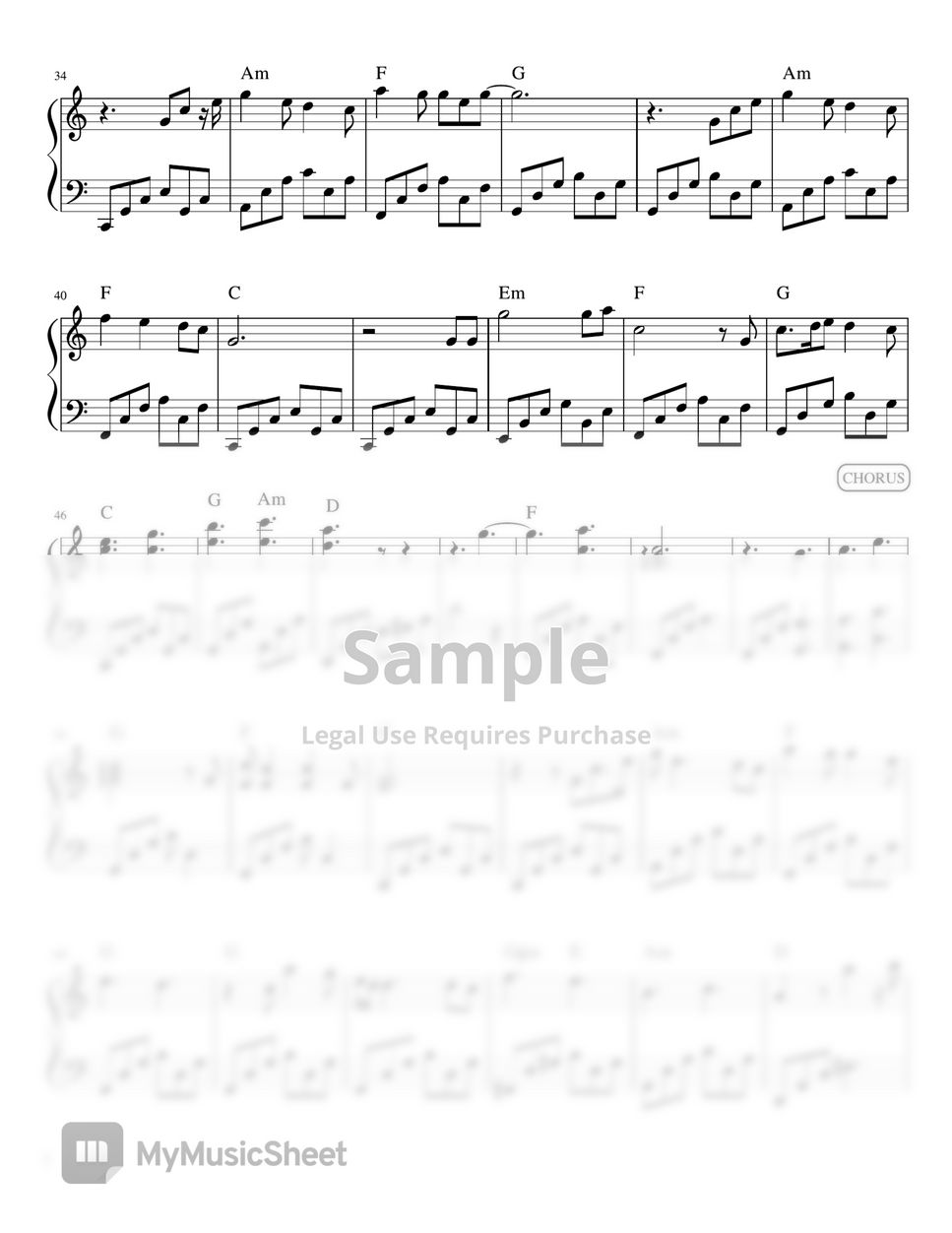 Ben&Ben - Godsent (piano sheet music) by Mel's Music Corner
