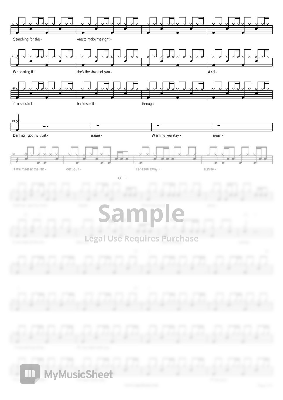 Phum Viphurit - Lover Boy (EBS) Sheets by COPYDRUM