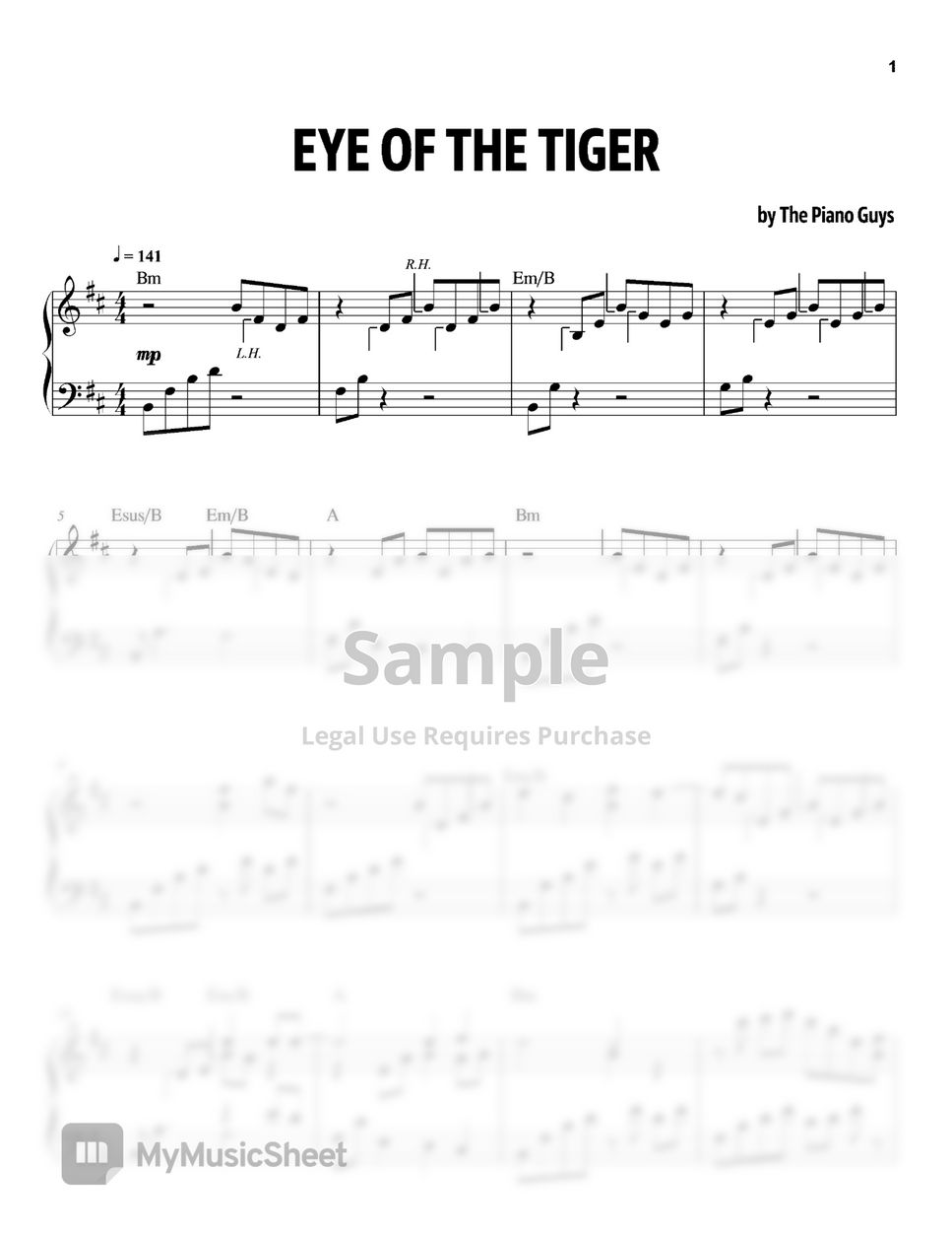 The Piano Guys - Eye Of The Tiger by PyanoMan