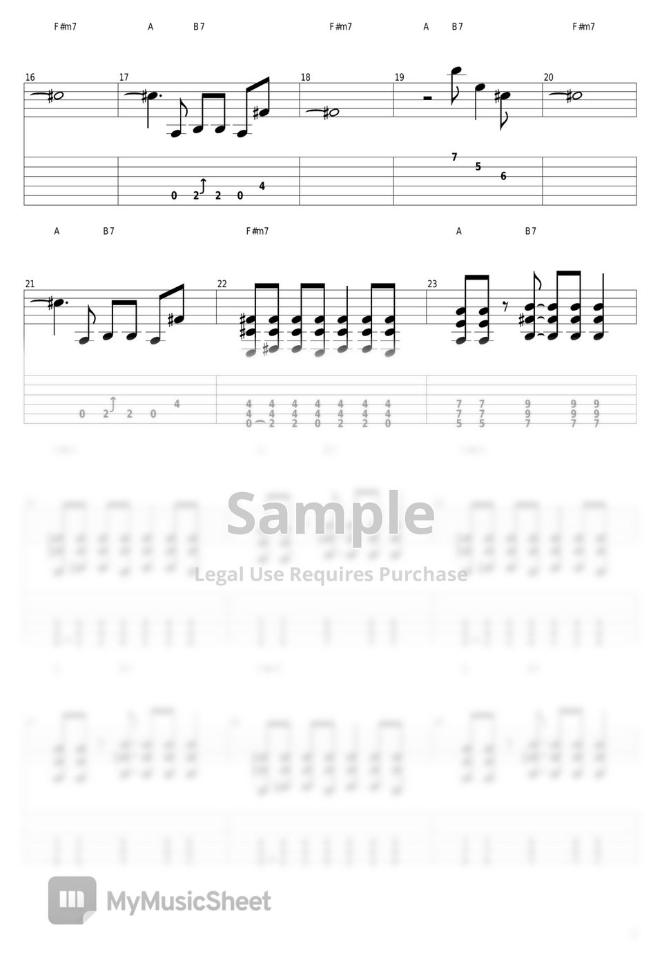 Oasis Supersonic Tab + 1staff by guitar cover with tab