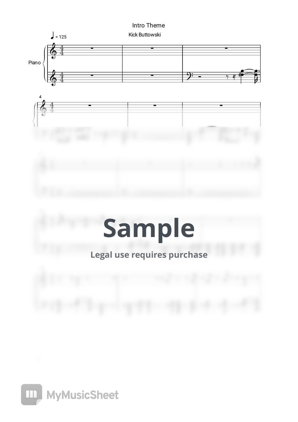 Andy Sturmer & James Childs - Kick Buttowski Intro Sheets by Kevin Sonner