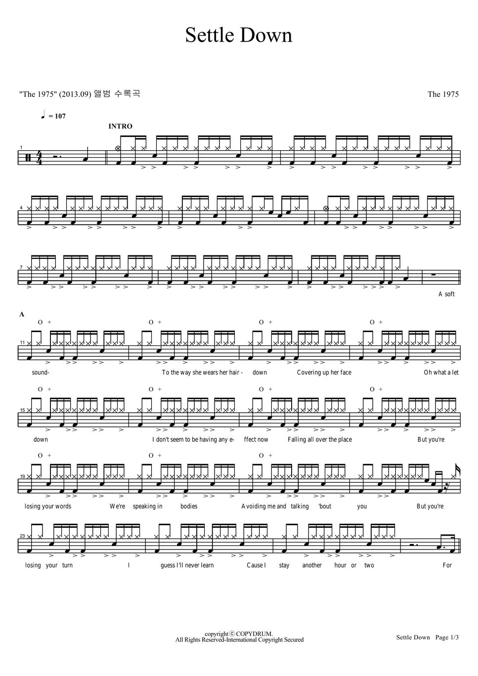 the-1975-settle-down-sheet-by-copydrum