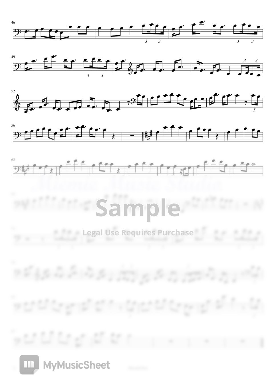 米津玄師 - Lemon (Cello Sheets/大提琴譜) (大提琴) by Miemie Music Studio