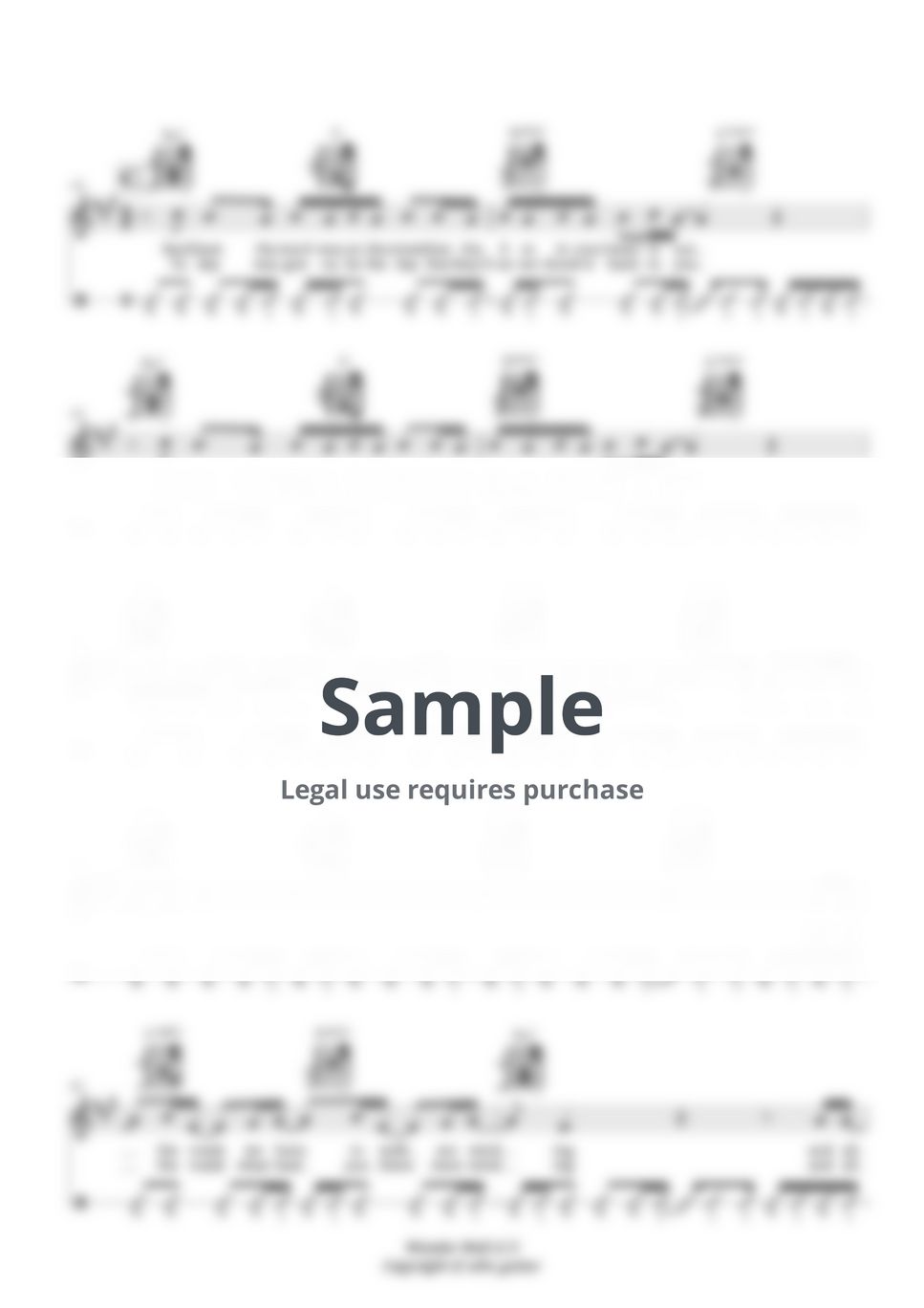 Oasis - WonderWall (Guitar TAB) Sheets by 서동욱