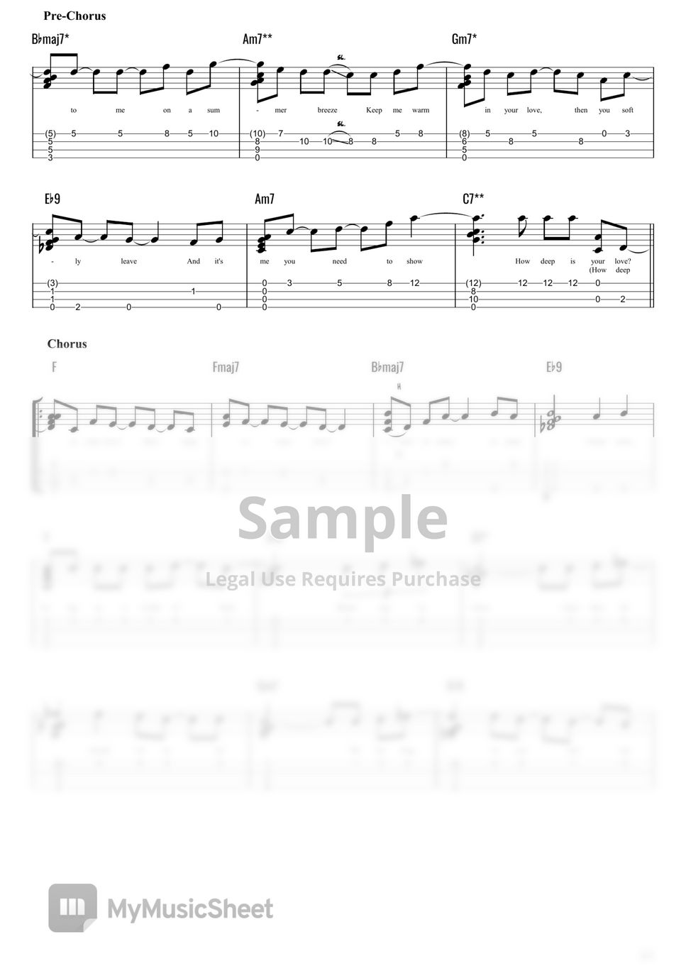 How Deep Is Your Love By The Bee Gees