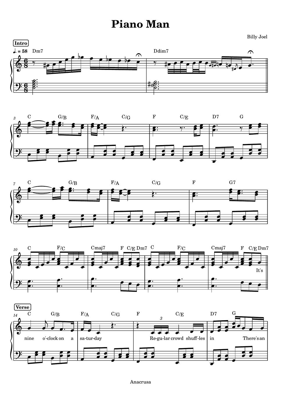 Song The Piano Man