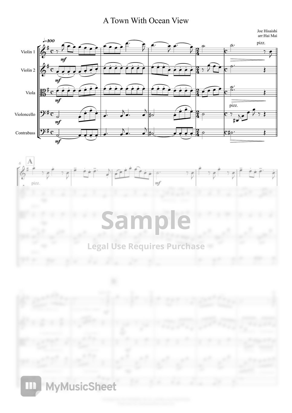 joe-hisaishi-a-town-with-an-ocean-view-for-string-quintet-by-hai-mai