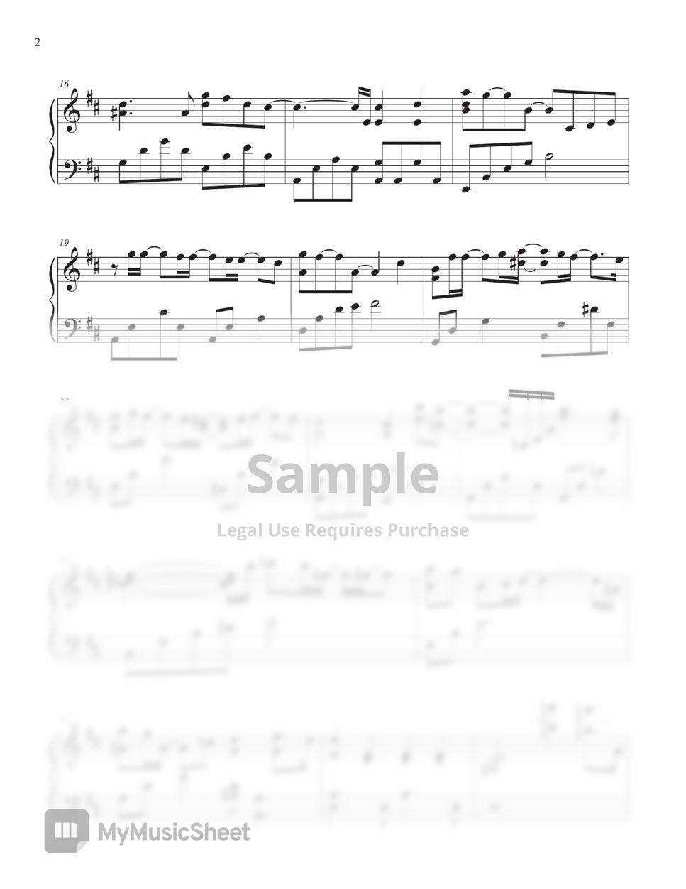 제휘 - Jung Seung Hwan(정승환) _ My christmas wish(십이월 이십오일의 고백) (Easy key D Major) by Tully Piano