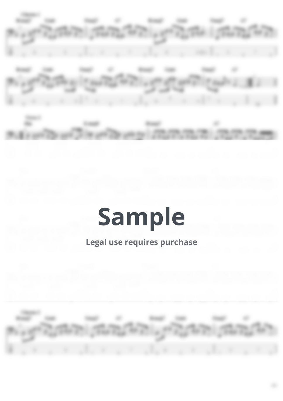 Jamiroquai Corner of the Earth Tab + 1staff by Tori Lefty