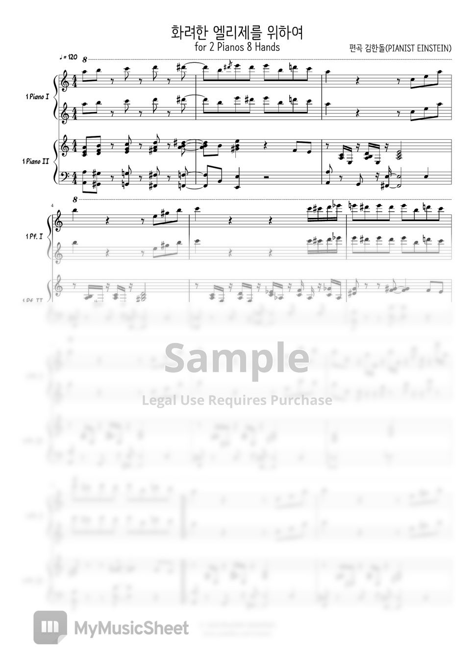 pianist-einstein-fur-elise-brillante-for-2-pianos-8-hands-ver-hoja