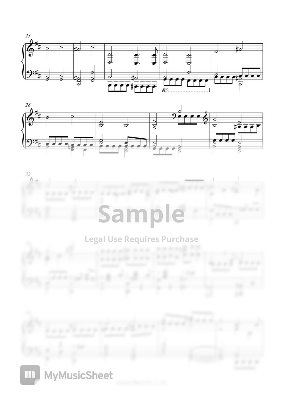 Raphaël Novarina Funeral March No. 1 Sheet