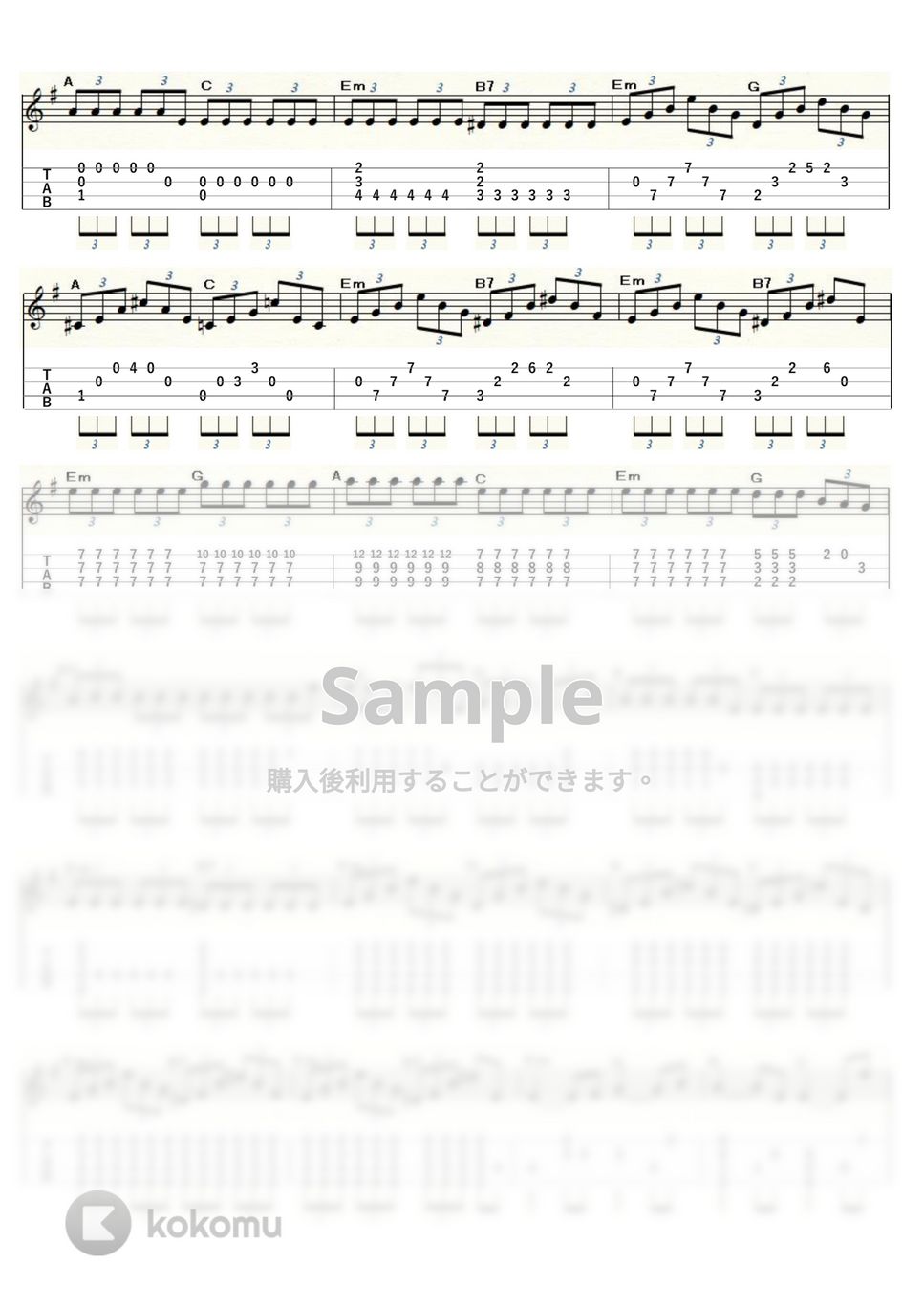 TRADITIONAL - 朝日のあたる家 (ｳｸﾚﾚｿﾛ/High-G / 中級) by ukulelepapa