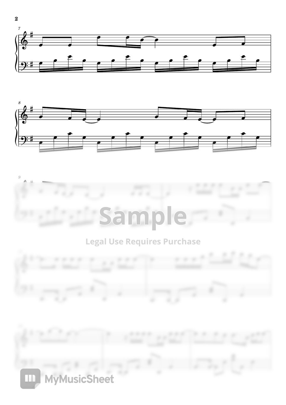 Maroon 5 Animals 악보 by Piano Go Life