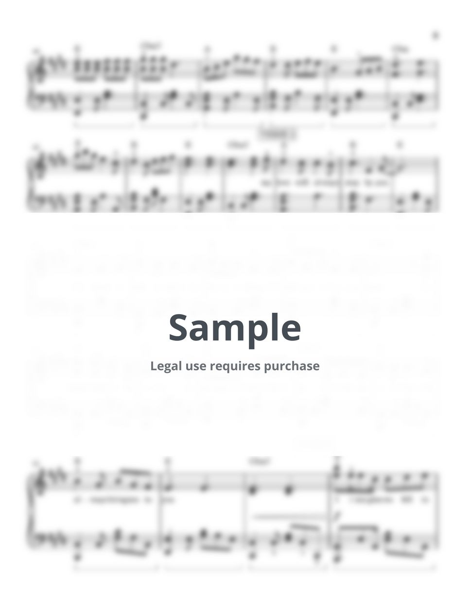 Yung Kai - Blue (piano sheet music) by Mel's Music Corner