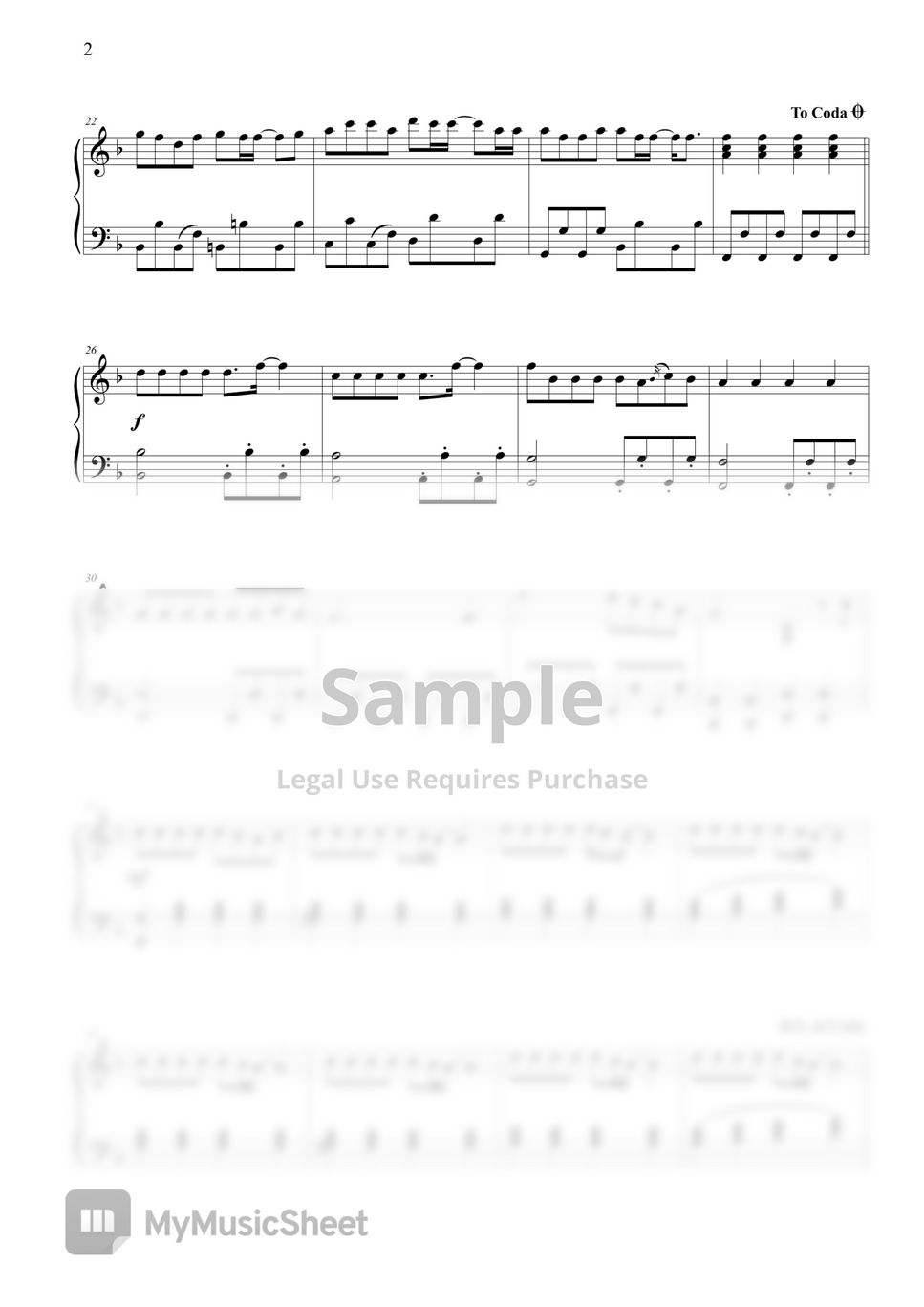 AJR - World's Smallest Violin (Easy Version) Sheets by THIS IS PIANO