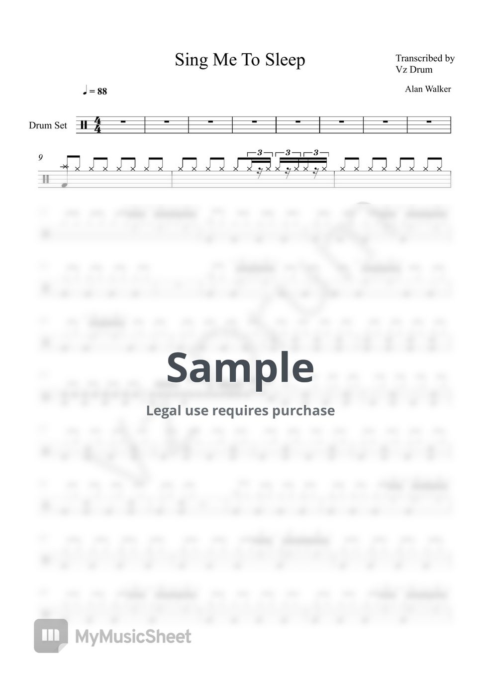 alan-walker-sing-me-to-sleep-sheets-by-vz-drum