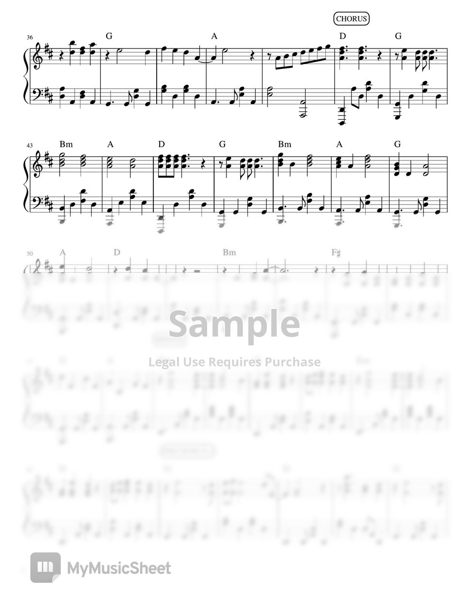 Ben&Ben - Maybe the Night (piano sheet music) by Mel's Music Corner