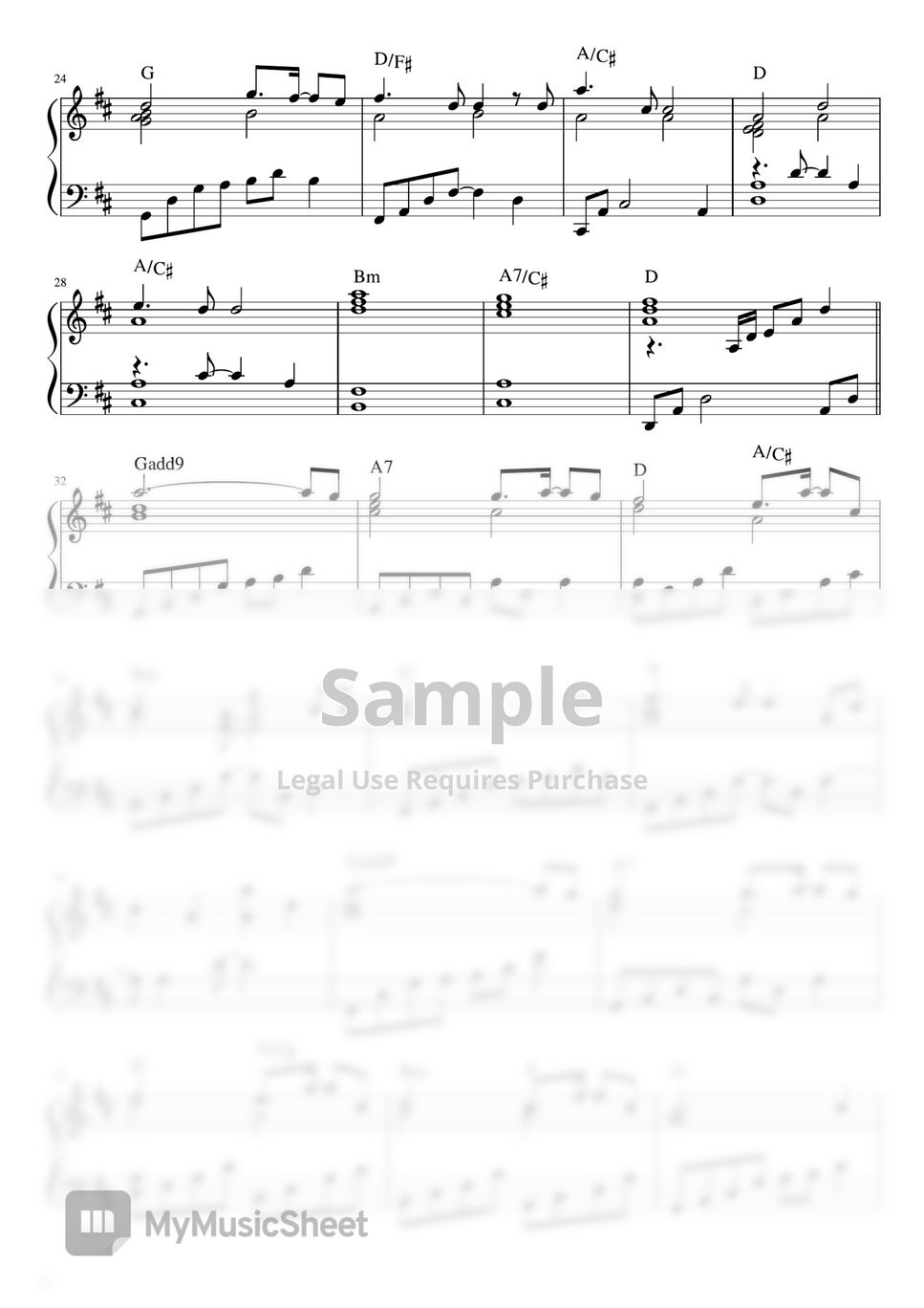 Mili - オリジン Origin (Mercstoria OP) [Piano sheet + MIDI]