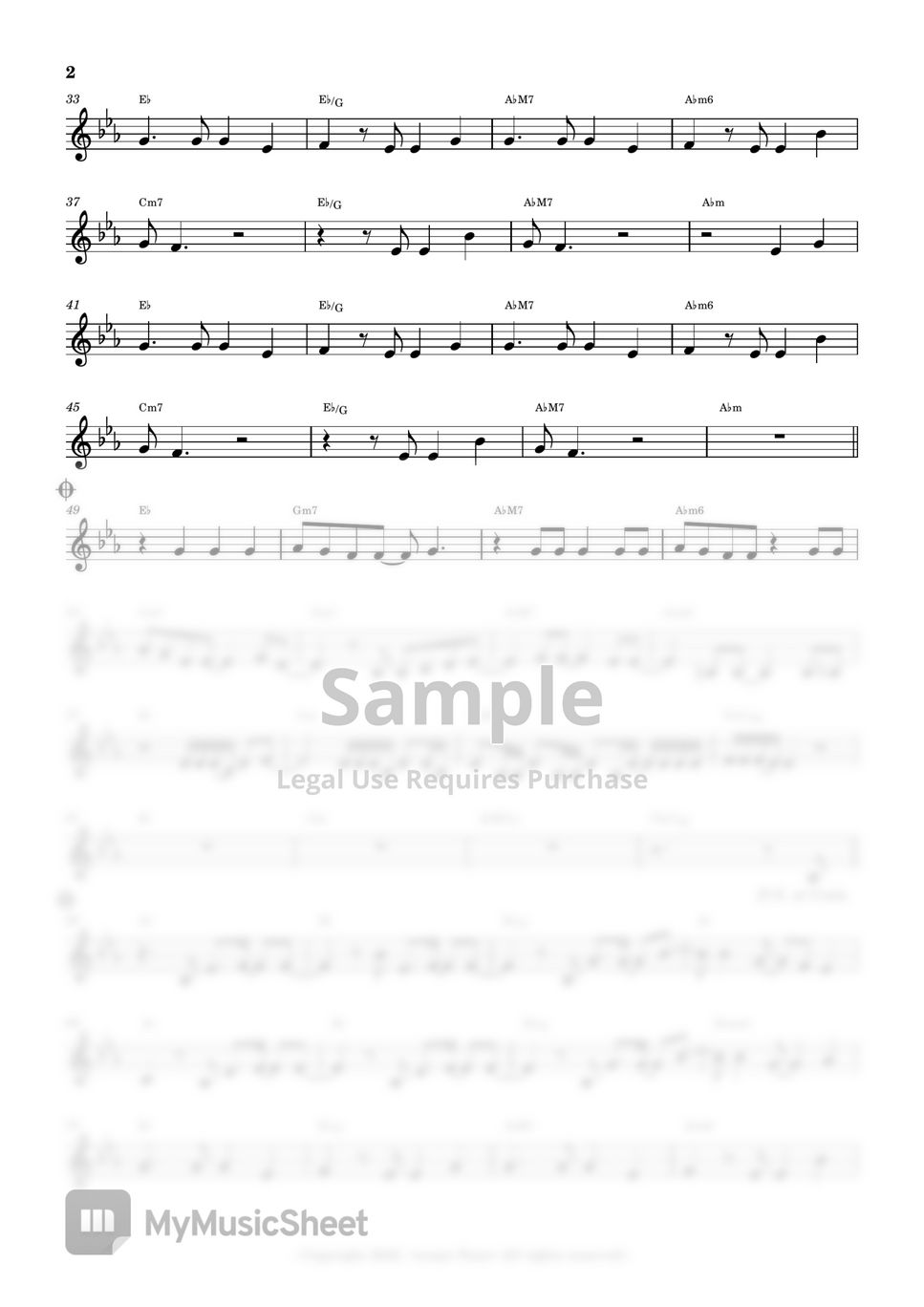 BTS - Spring Day 봄날 (Flute Sheet Music) by sonye flute