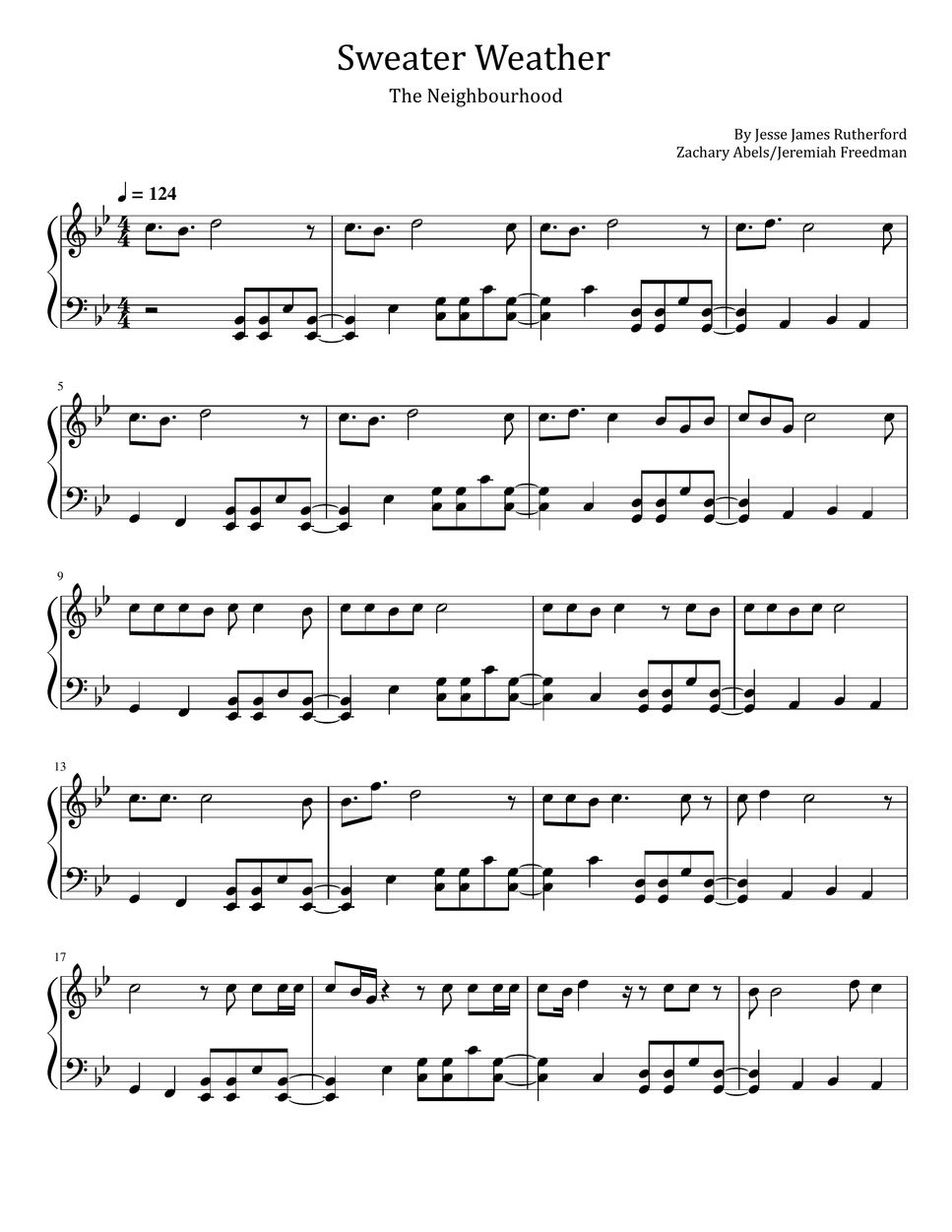 Jesse James Rutherford/Zachary Abels/Jeremiah Freedman Sweater