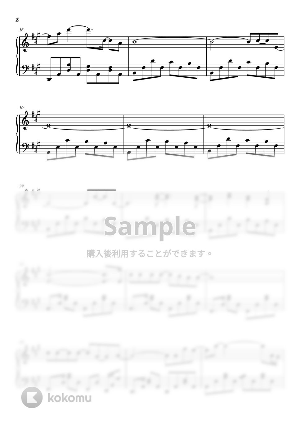 Radiohead Fake Plastic Trees 楽譜 by Piano Go Life
