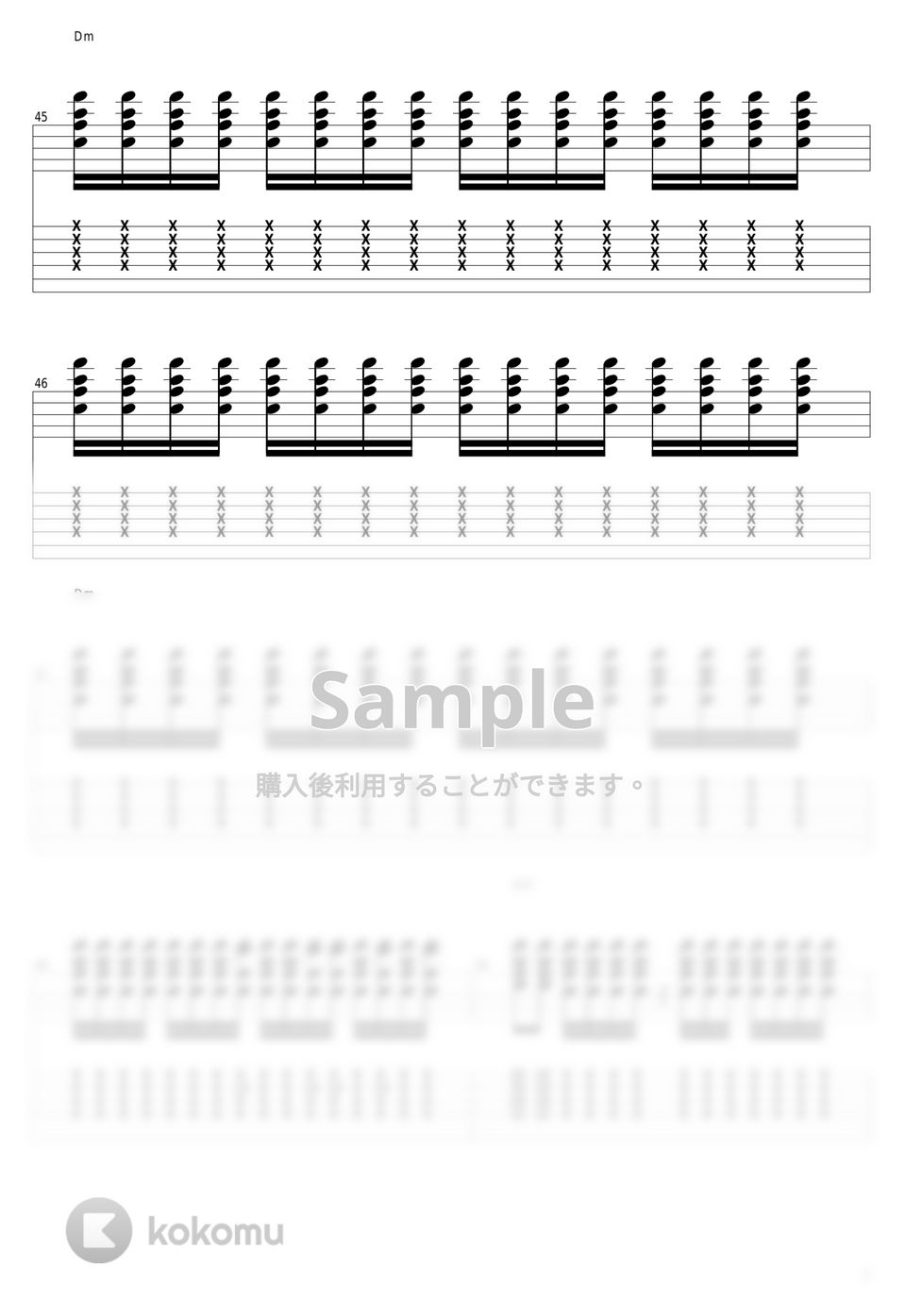 Red Hot Chili Peppers - By The Way エレクトリックギタータブ+五線譜