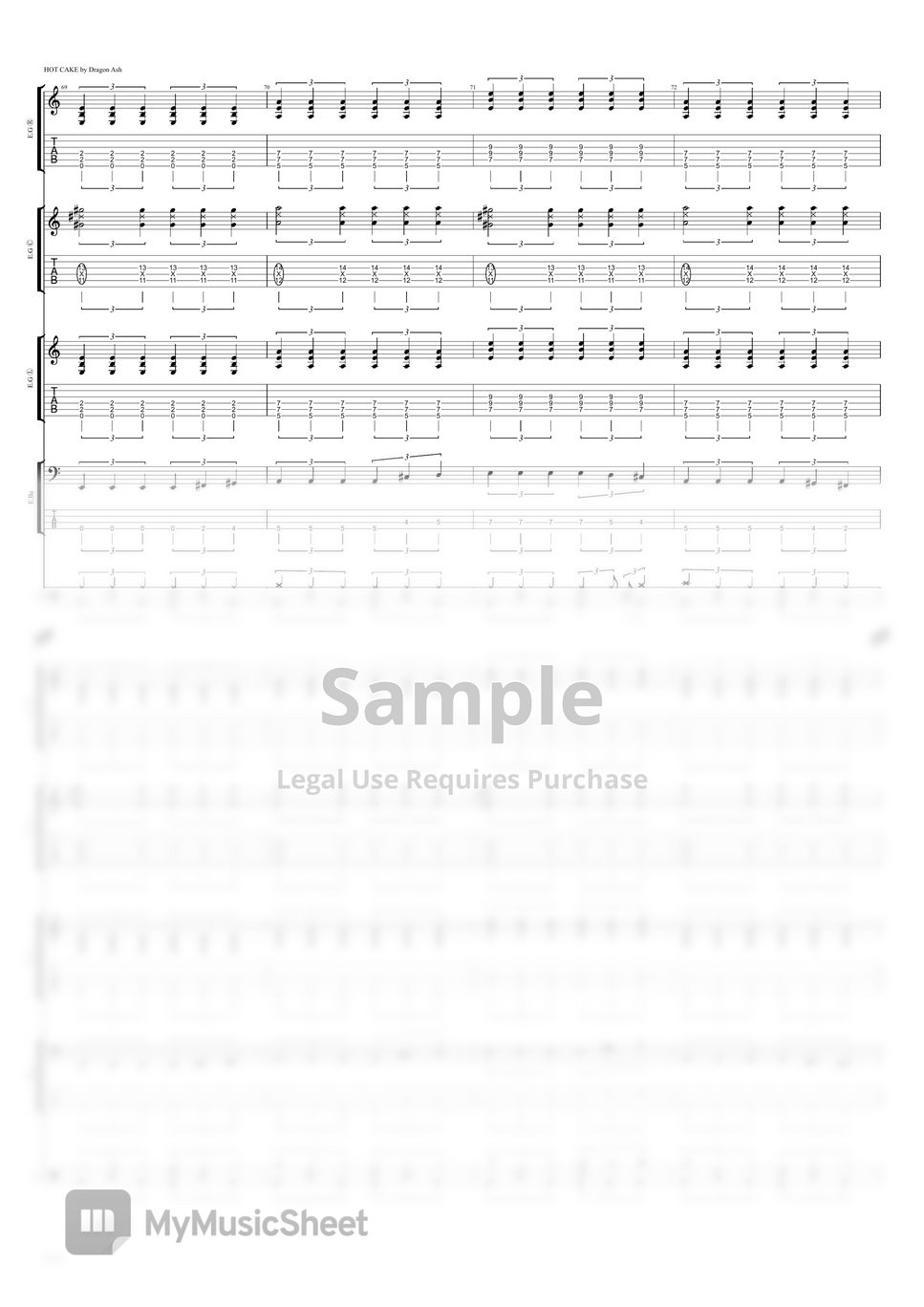 ★楽譜/ウィッシュボーンアッシュ/ベスト/バンドスコア/パート譜