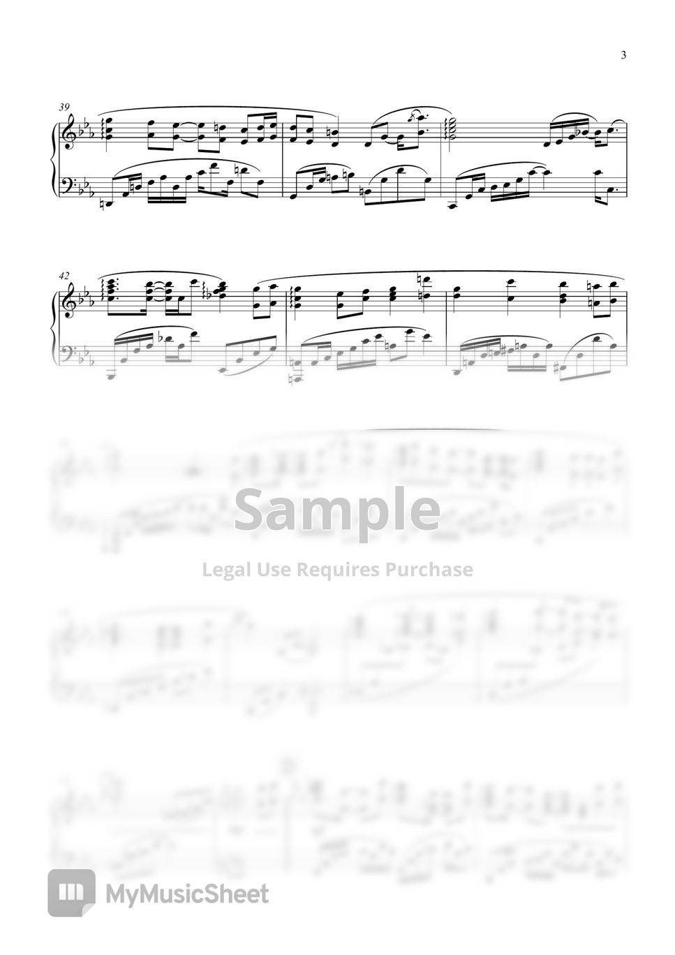 Final Fantasy XIV - Flow (Masayoshi Soken) ピアノ楽譜PDF